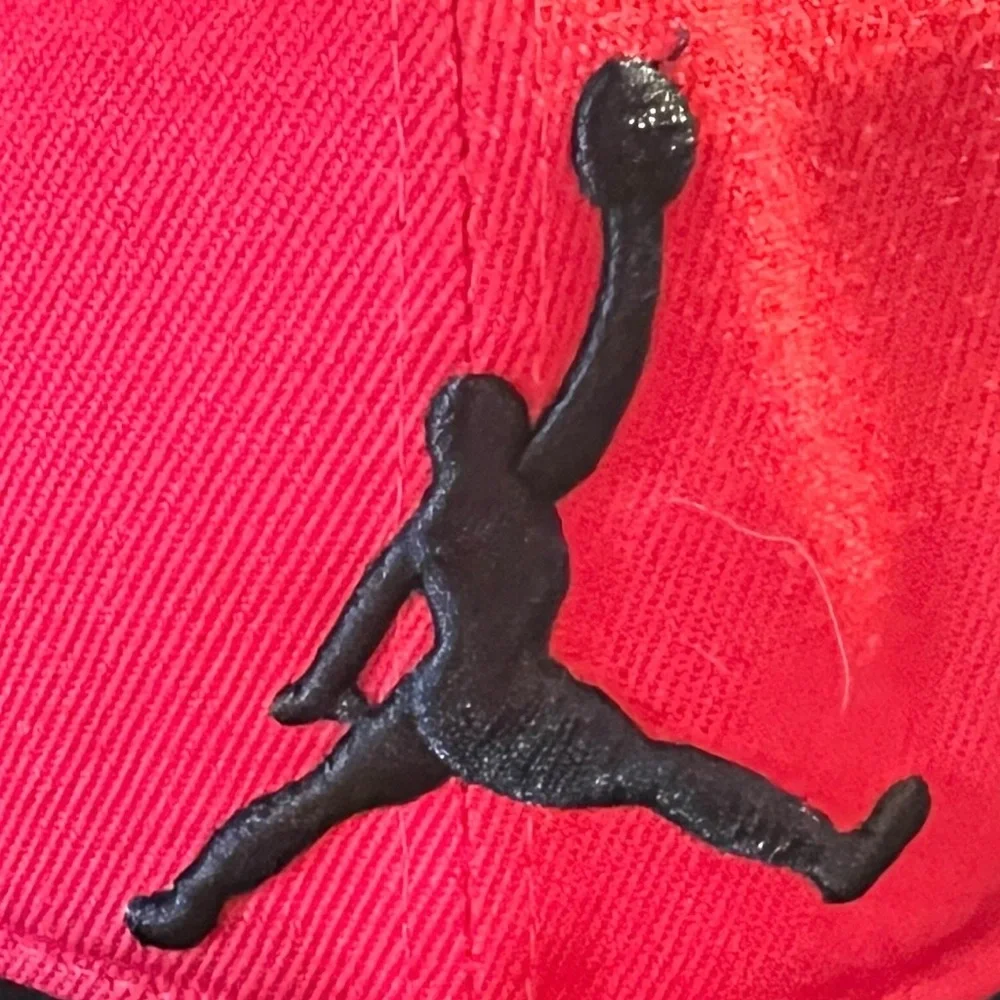 AIR JORDAN Snap Back Hat NEW ERA FITS Red Black FAST SHIPPING 1638-15